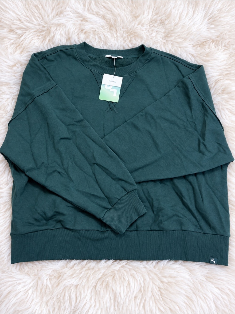 JoyLab Men's Forest Green Crewneck Sweatshirt